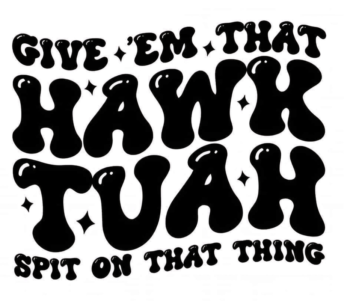 Hawk tauh bumper sticker